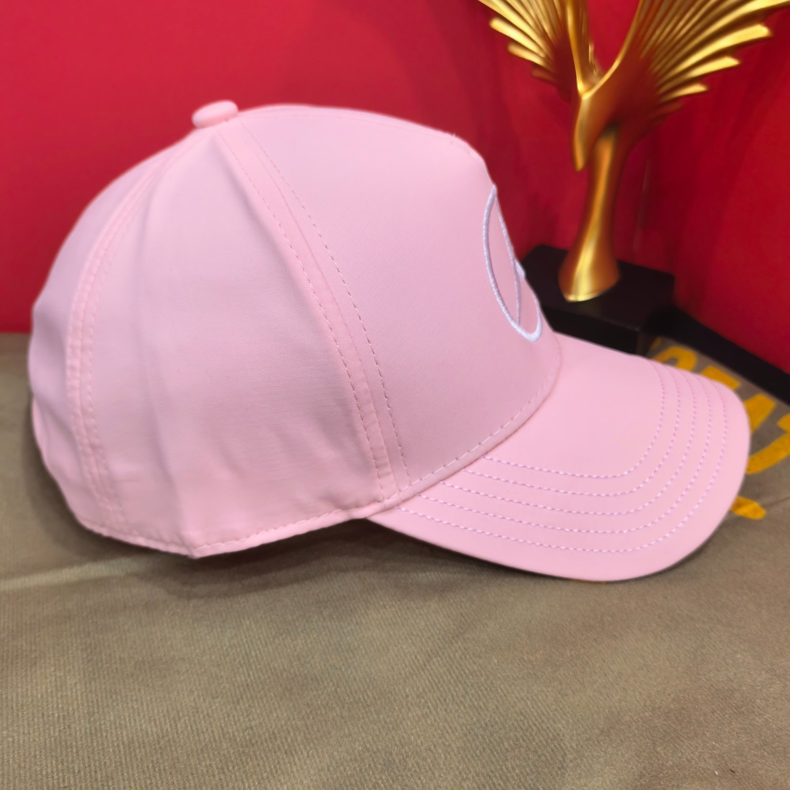 Mercedes-Benz Sports & Leisure Pink Baseball Cap with White Embroidered Logo