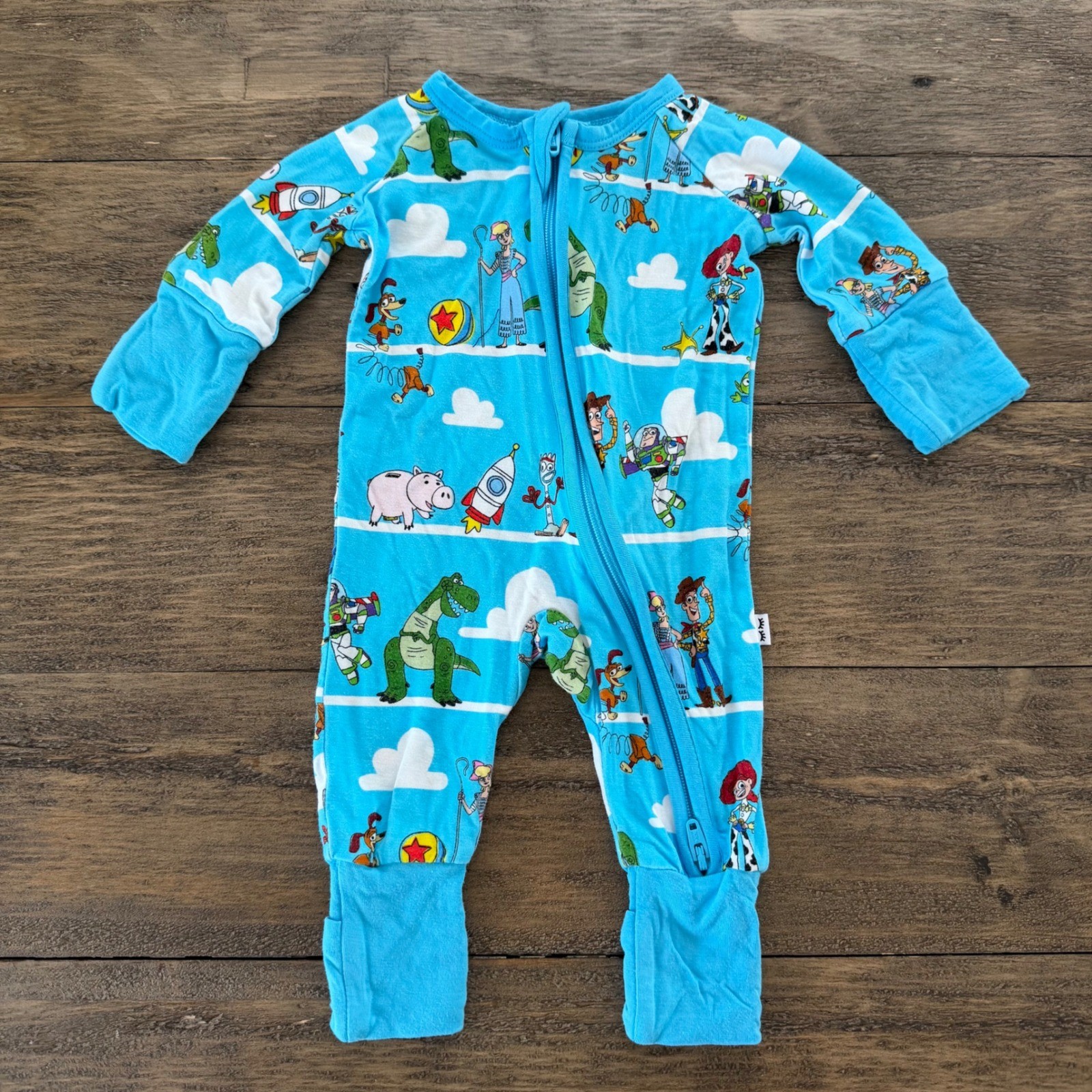 Little Sleepies Disney Toy Story Bamboo Zippy Preemie Blue Woody Buzz Lightyear