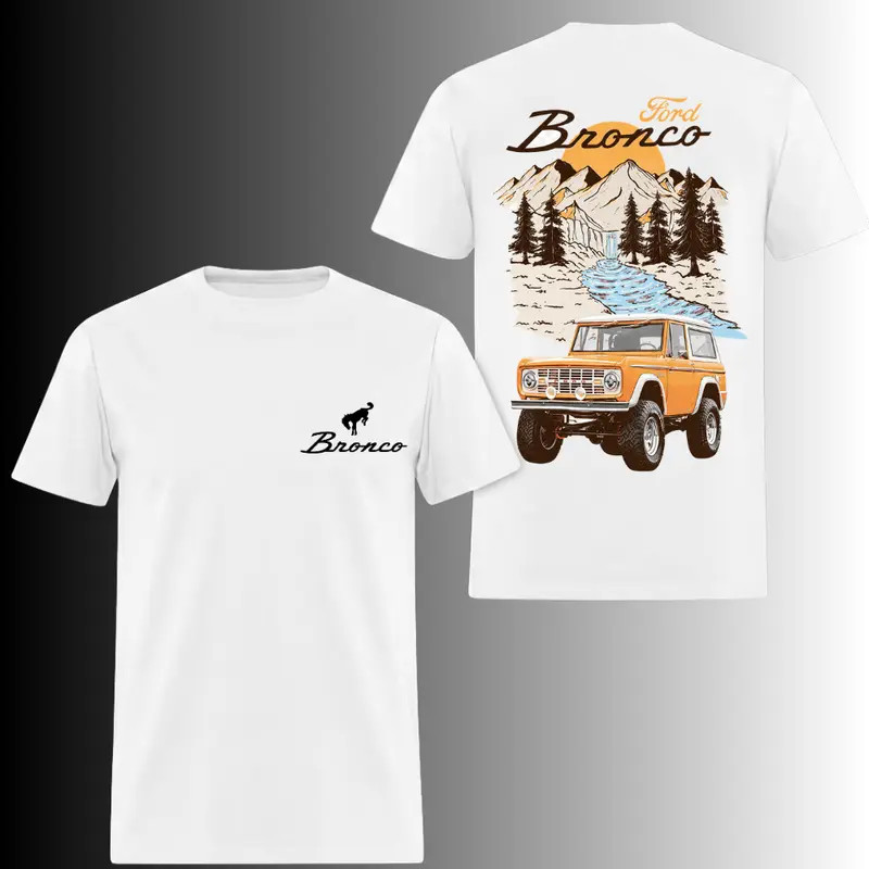 Ford Bronco Classic 4×4 Off Road Vintage Sunset Graphic T-Shirt Tee