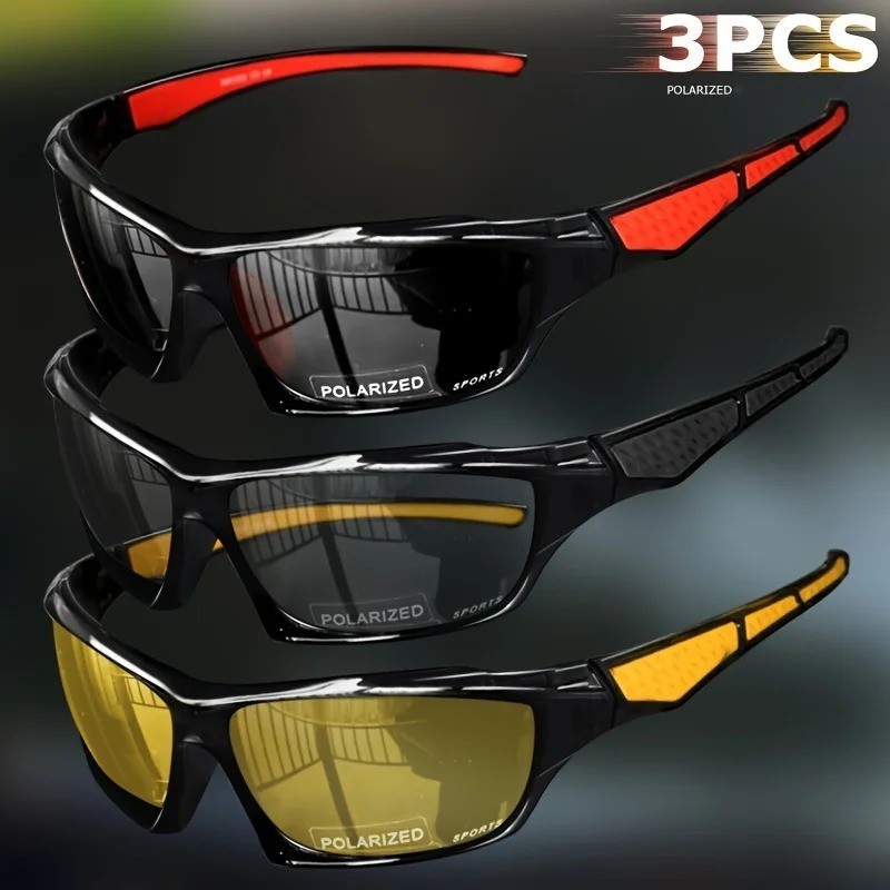 New 2026 Polarized Vertex Men AntiGlare Fishing Cycling Driving Sport Sunglasses