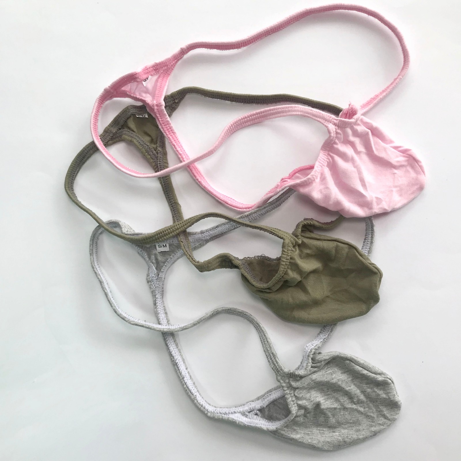 K403 C Contoured Pouch String Thong Grape Smugglers Soft Fine Cotton colors