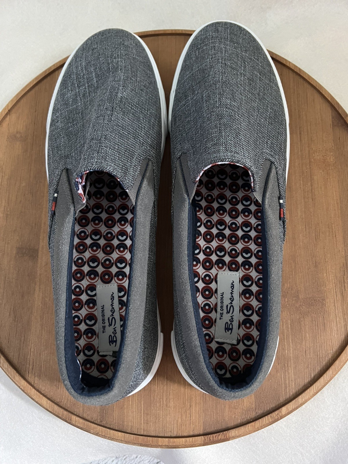 Ben Sherman Percy Slip On Mens Gray Size 12 Sneakers Shoes