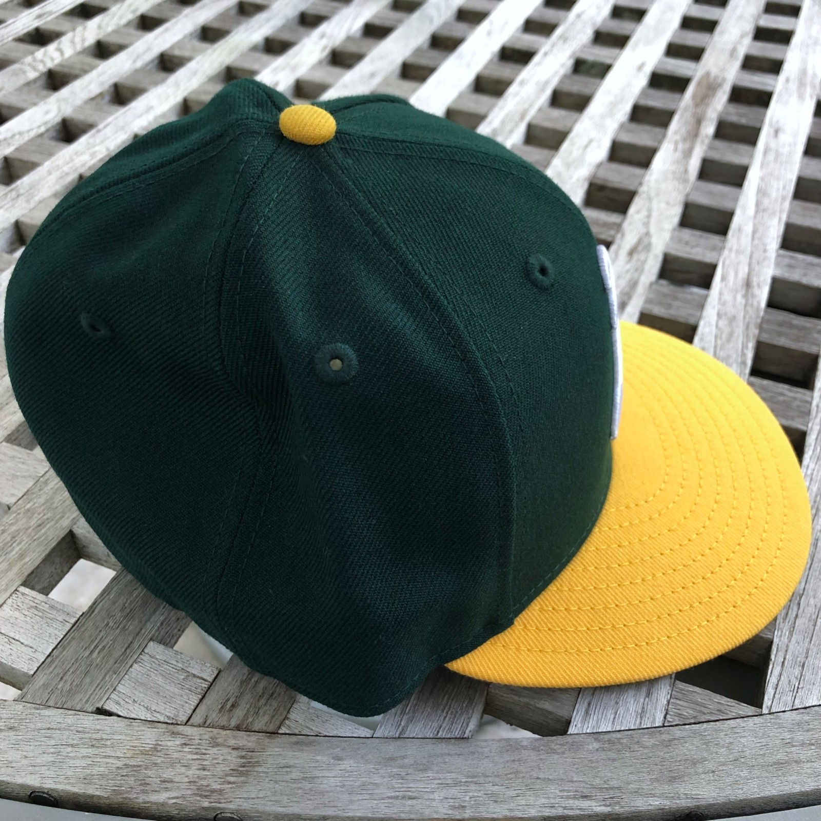 Oakland Athletics A’s 1989 WS Patch New Era 59FIFTY 2 Tone Wool Hat 7 3/8