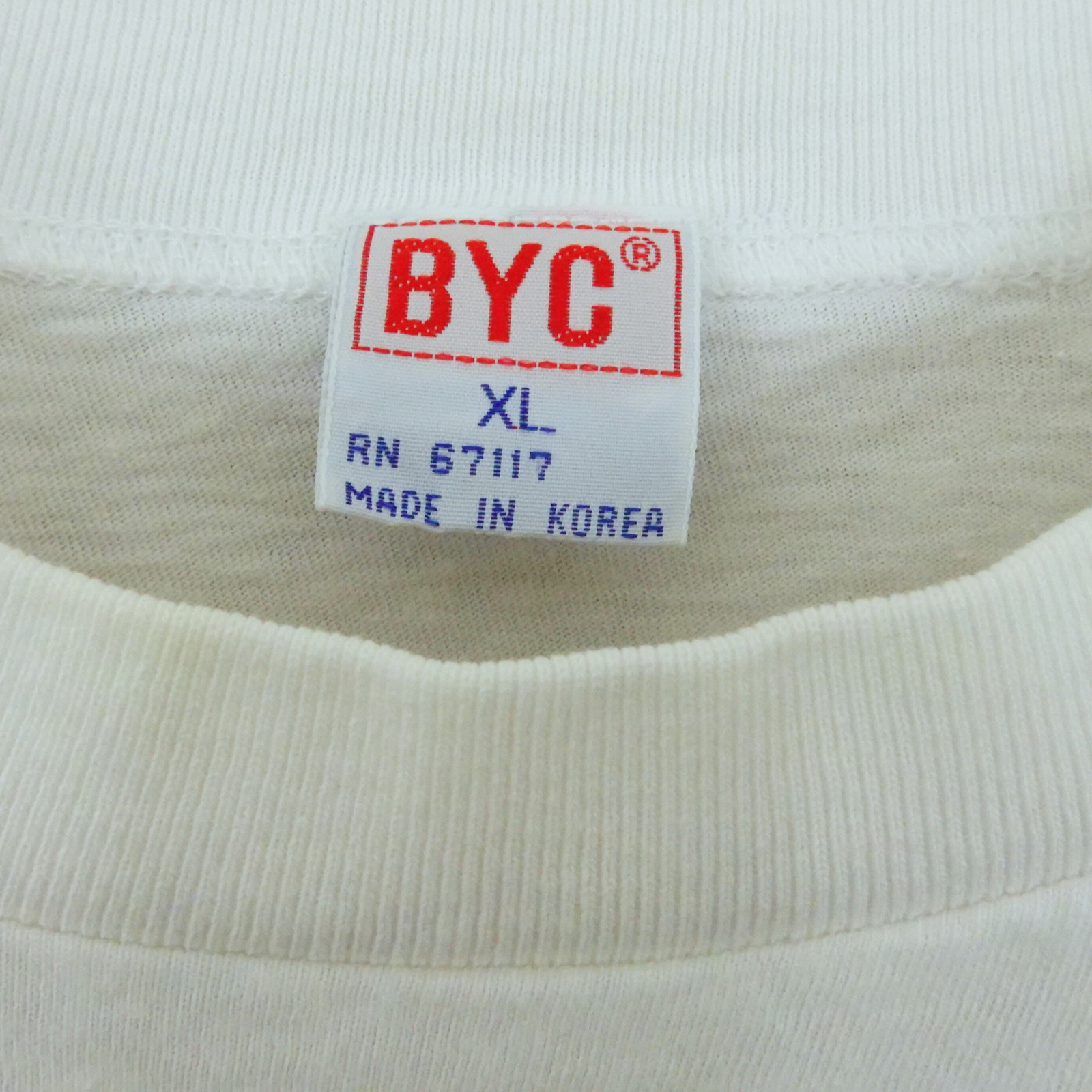 Vintage 80s San Diego California Tee Sz L BYC Korea Sailboat Graphic T-Shirt