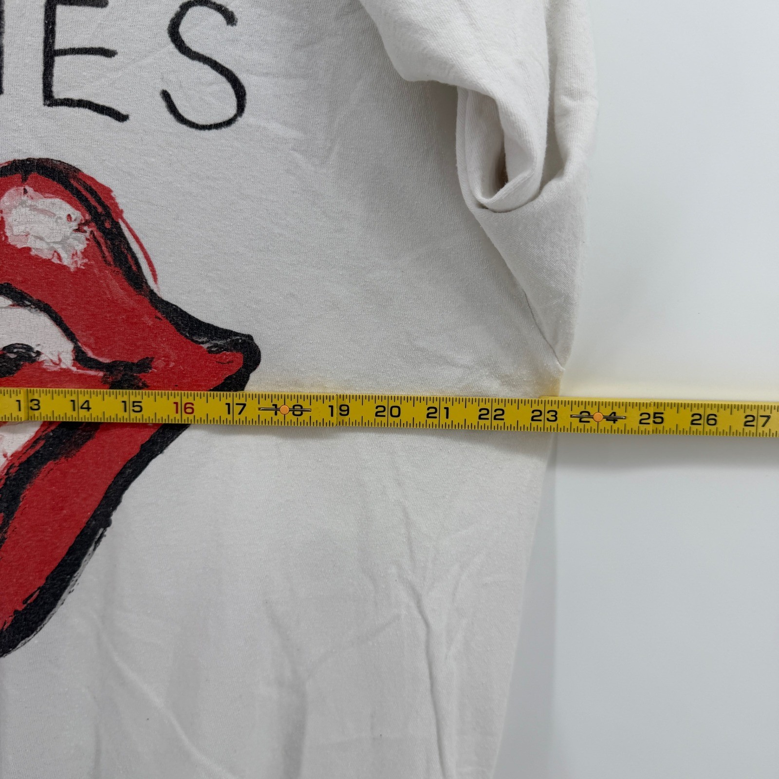 Rolling Stones No Filter Tour 2019 Long Sleeve Graphic T-Shirt White XL
