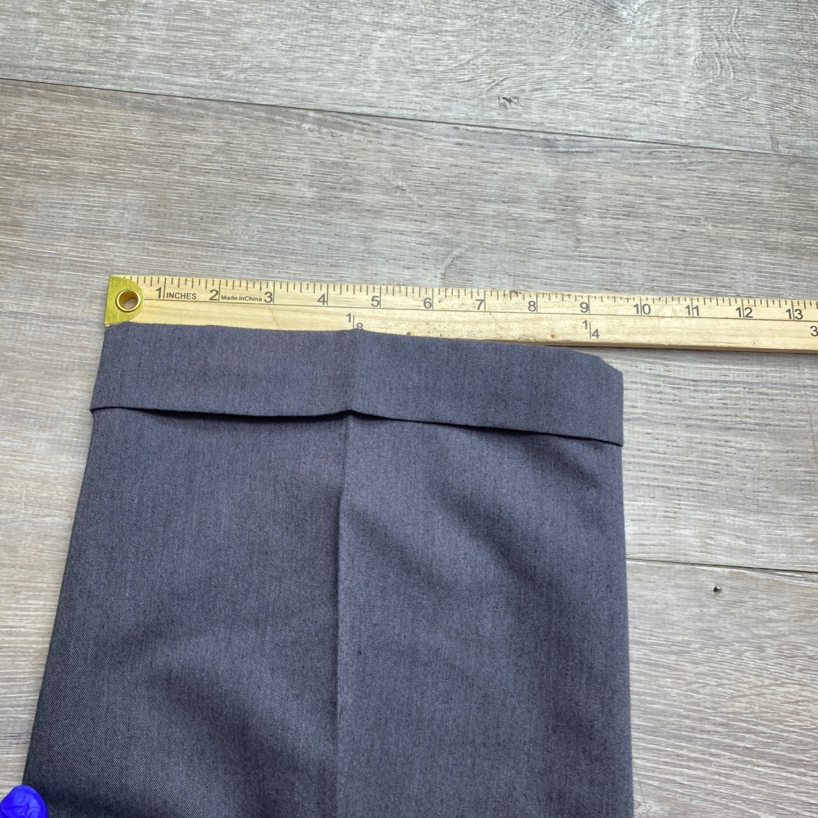 Dockers Mens 36×30 Relaxed Fit Pleated Cuffed Gabardine Pants Grey NEW