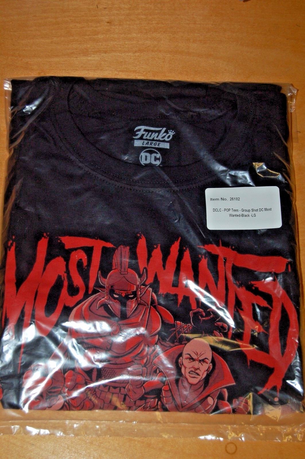 NEW Funko DC Legion of Collectors DC’s Most Wanted Exclusive T-Shirt