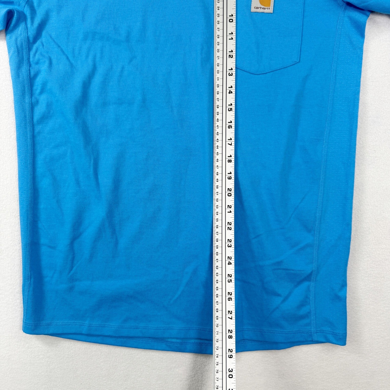 Carhartt Force Pocket T-Shirt Mens Size M Blue Relaxed Fit UPF 25 NEW