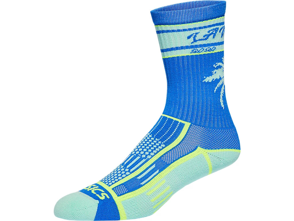 New Asics Los Angeles Marathon Performance Crew Socks. 2 Colors To Choose