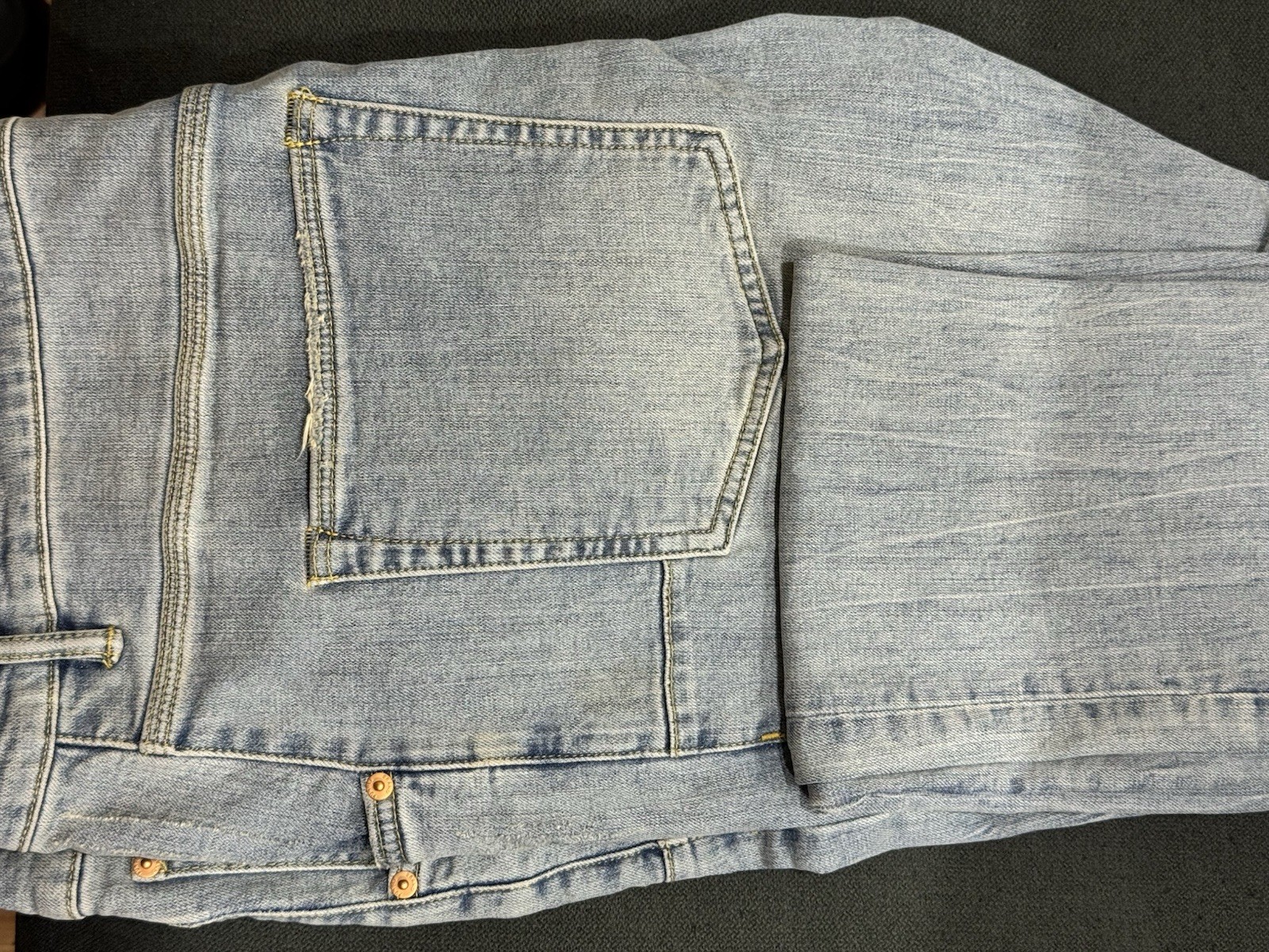 Purple Jeans Size 40 P002 Light Indigo Blowout Denim