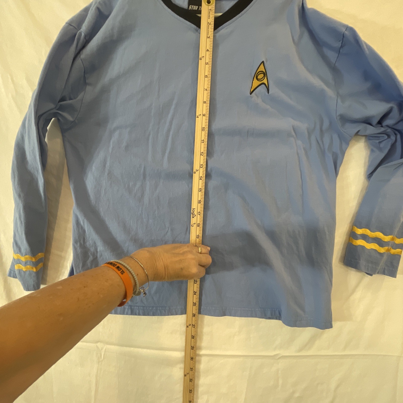 HALLOWEEN COSTUME RUBIE’S STAR TREK SPOCK SHIRT ADULT SZ XL **READ** Party Fun