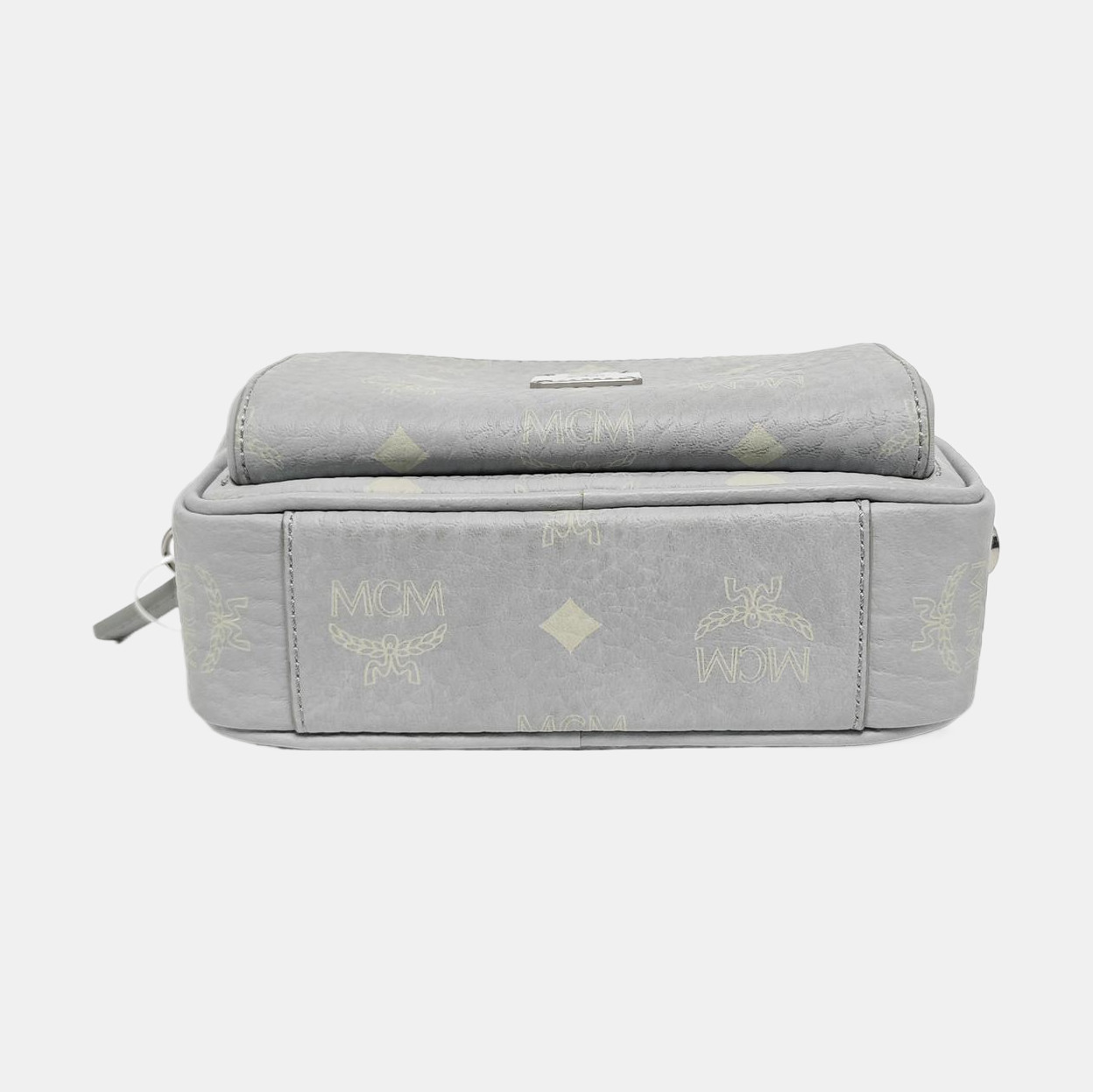 MCM Visetos Aren Monogram Print Trendy Nappa Leather Trim – Very Good #TH3TA1