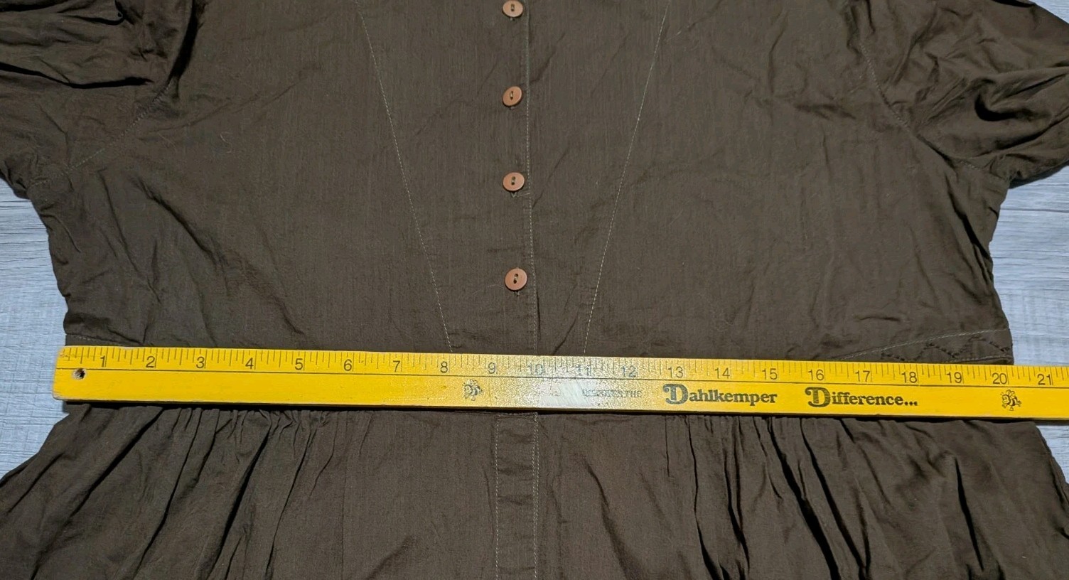 Gudrun Sjoden 10 Colors Brown Button Up Boho Tunic Mini Dress Womens XL