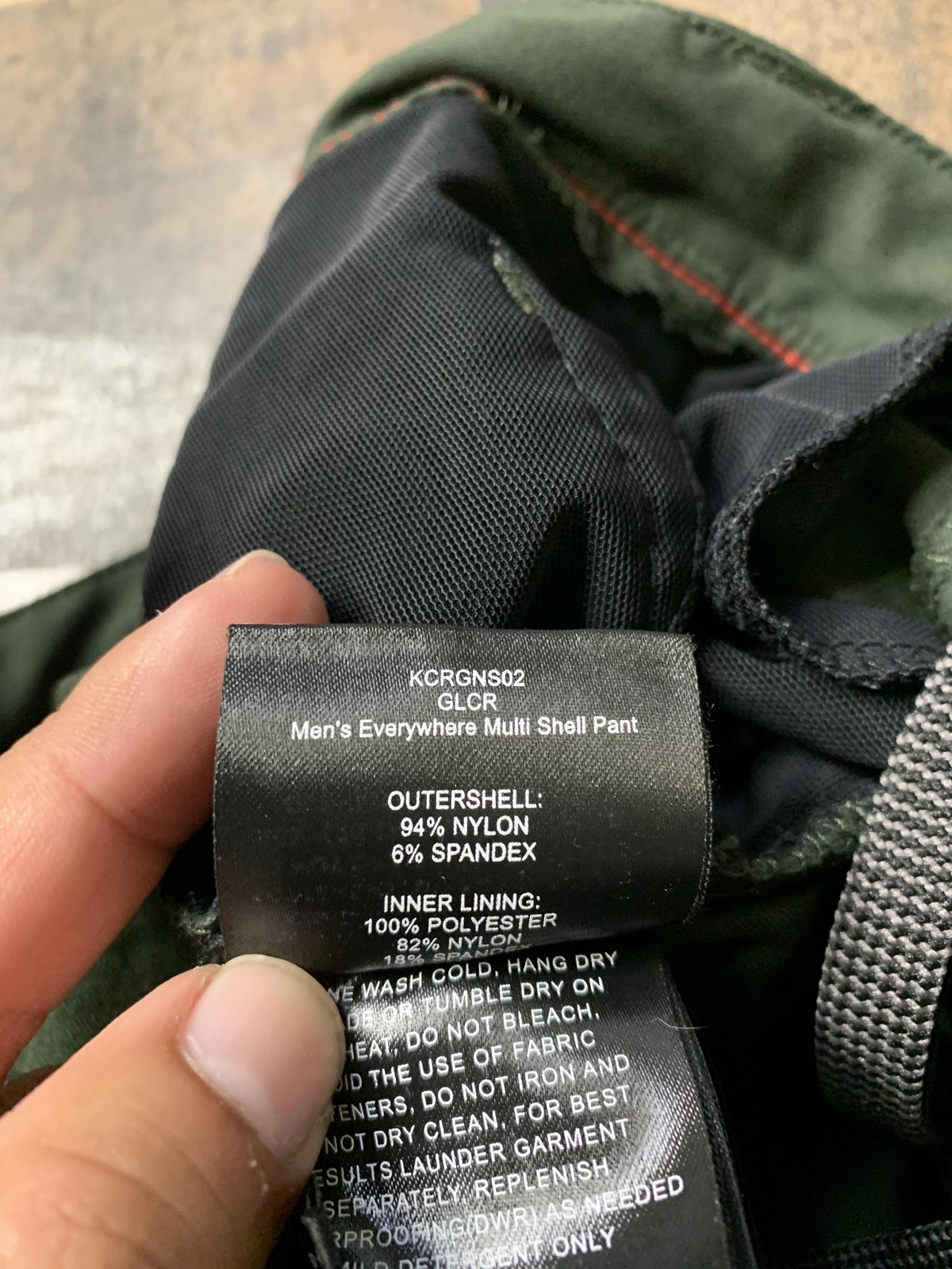 686 Everywhere Pants Mens 34×30 Green Slim Fit Stretch Hiking Tech Softshell