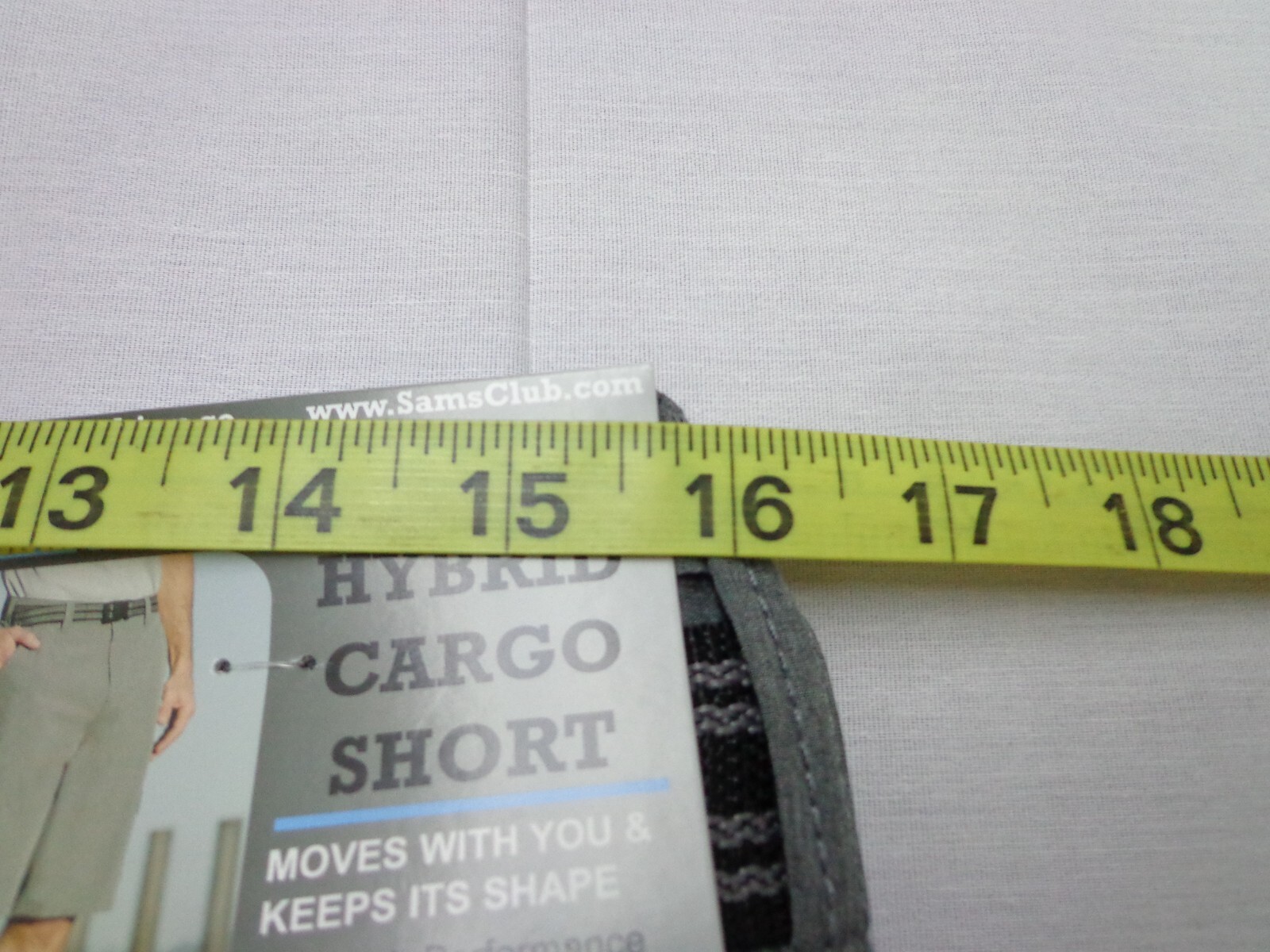 Iron Co Belted Stretch Performance Hybrid Cargo Shorts Heather Gray Size 32