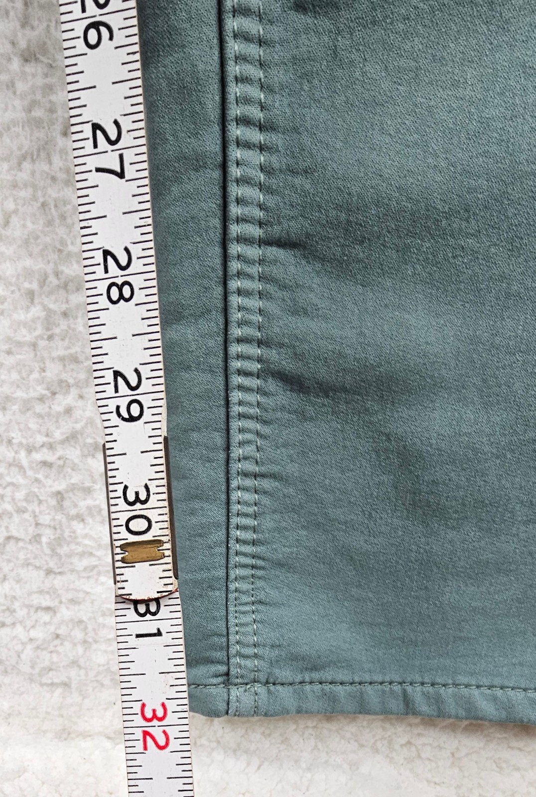 VGB Vintage Genes Black Slim Fit Green French Terry Denim Jeans PICK YOUR SIZE