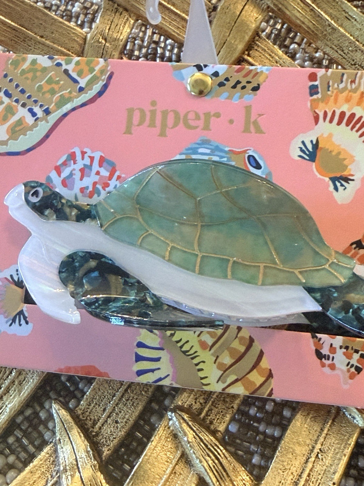 Piper k Green turtle, Claw Clip