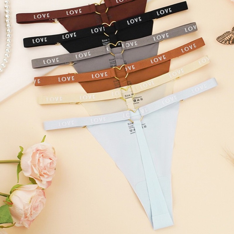 6 Pack Lot Sexy Womens Seamless Bikini Panties Thong G string Underwear Lingerie