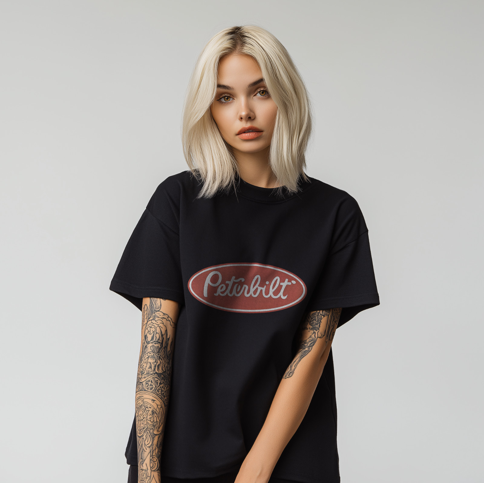 Peterbilt Logo T-Shirt – Classic Trucking Graphic Tee for Men & Women A233
