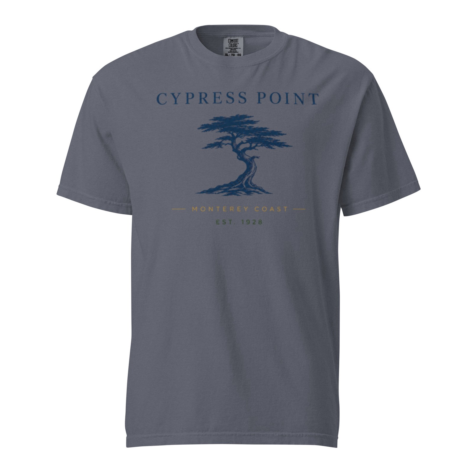 Cypress Point Golf Shirt Comfort Colors Monterey Coast Tree Tee Gift
