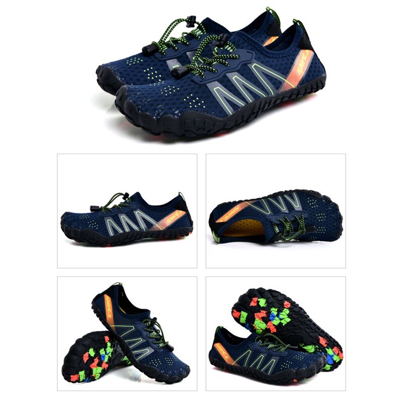 Unisex Water Shoes Rubber Quick Dry Non-slip Barefoot Beach Hiking Sneakers Size