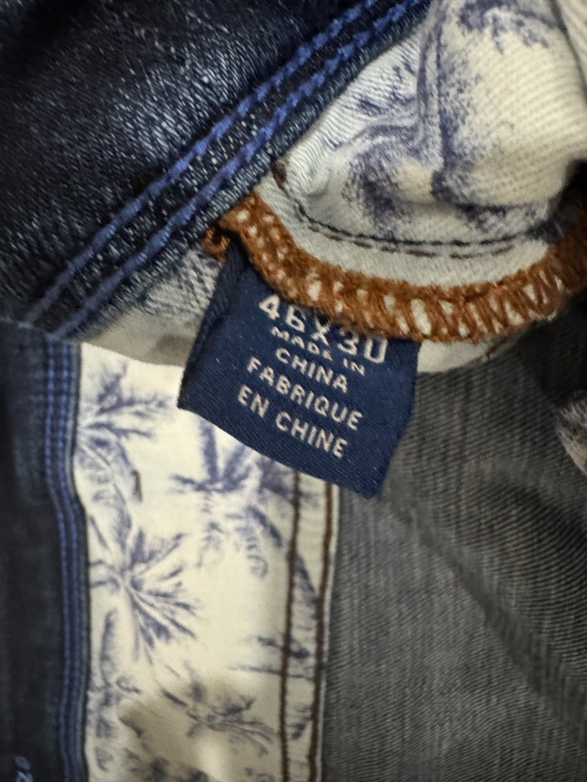 Men’s Tommy Bahama Dark Wash Denim Jeans Size 46×30