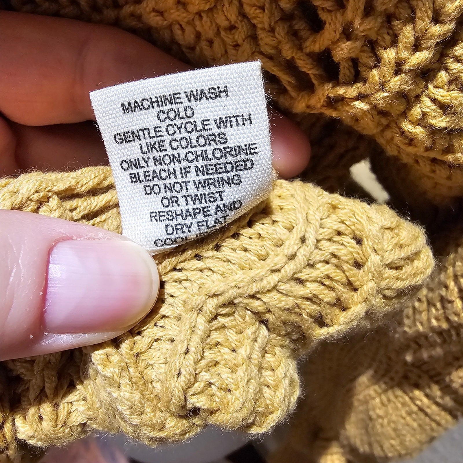 Moon and Madison Mustard Sweater Size S Cozy Minimalist Timeless Capsule Style