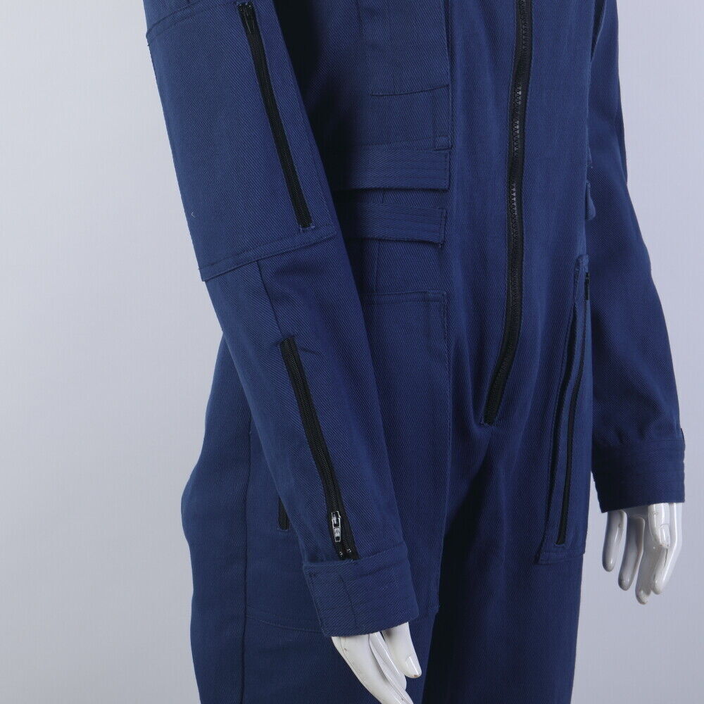 For Enterprise Duty Jumpsuits Starfleet Gold Red Blue Stripes Cosplay Uniforms