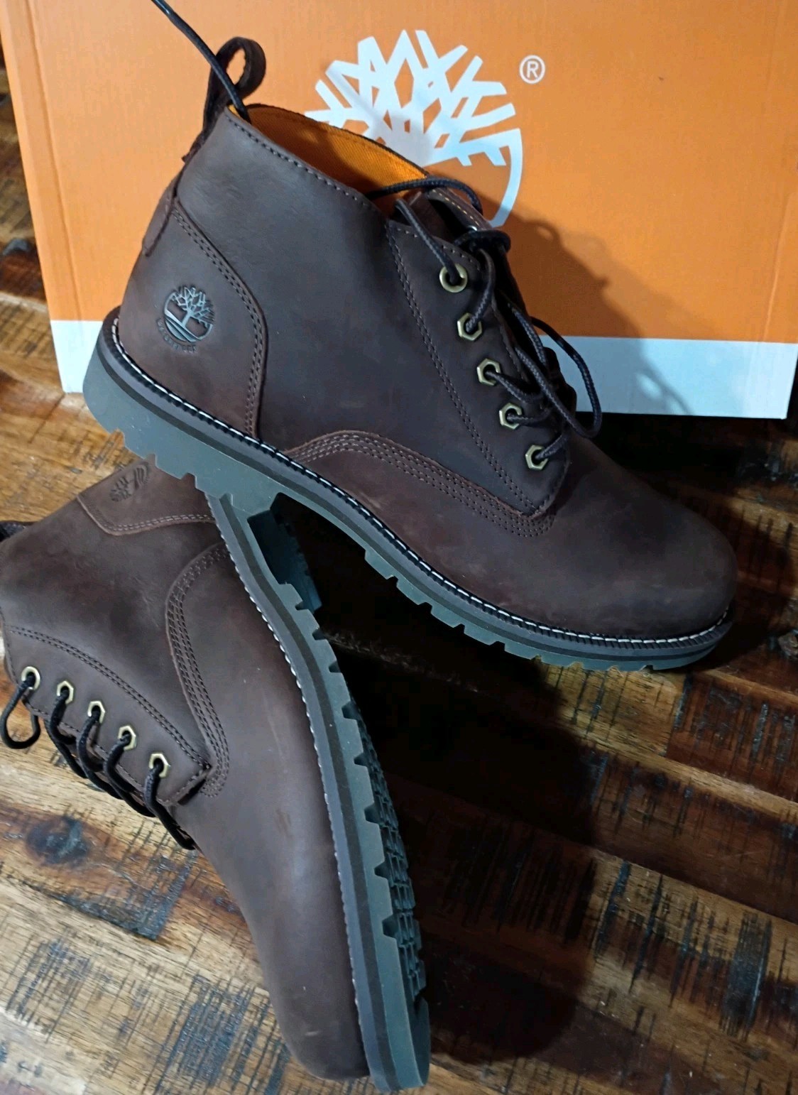 Mens Timberland Redwood Falls Premium Waterproof Leather Chukka Boot Sz 11.5