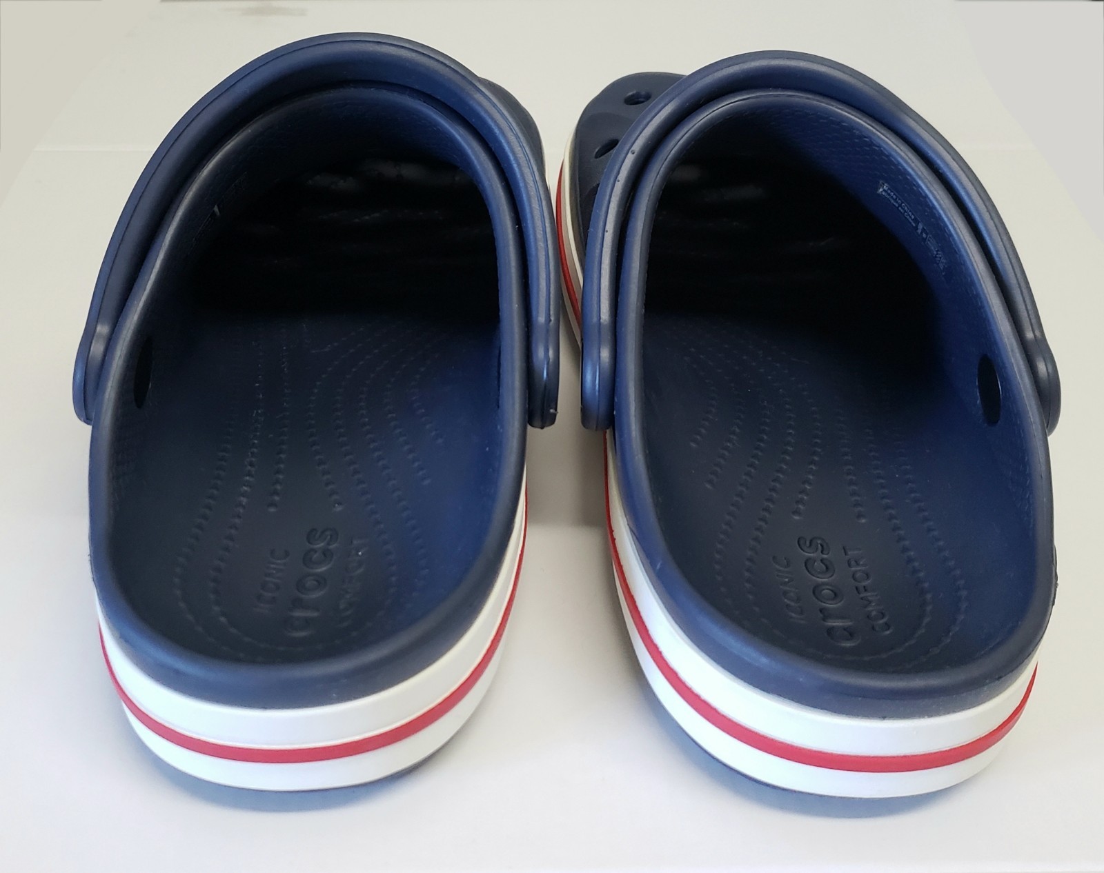 Crocs Bayaband Navy Unisex Clogs W7/M5 Red/White/Blue Patriotic 🇺🇲