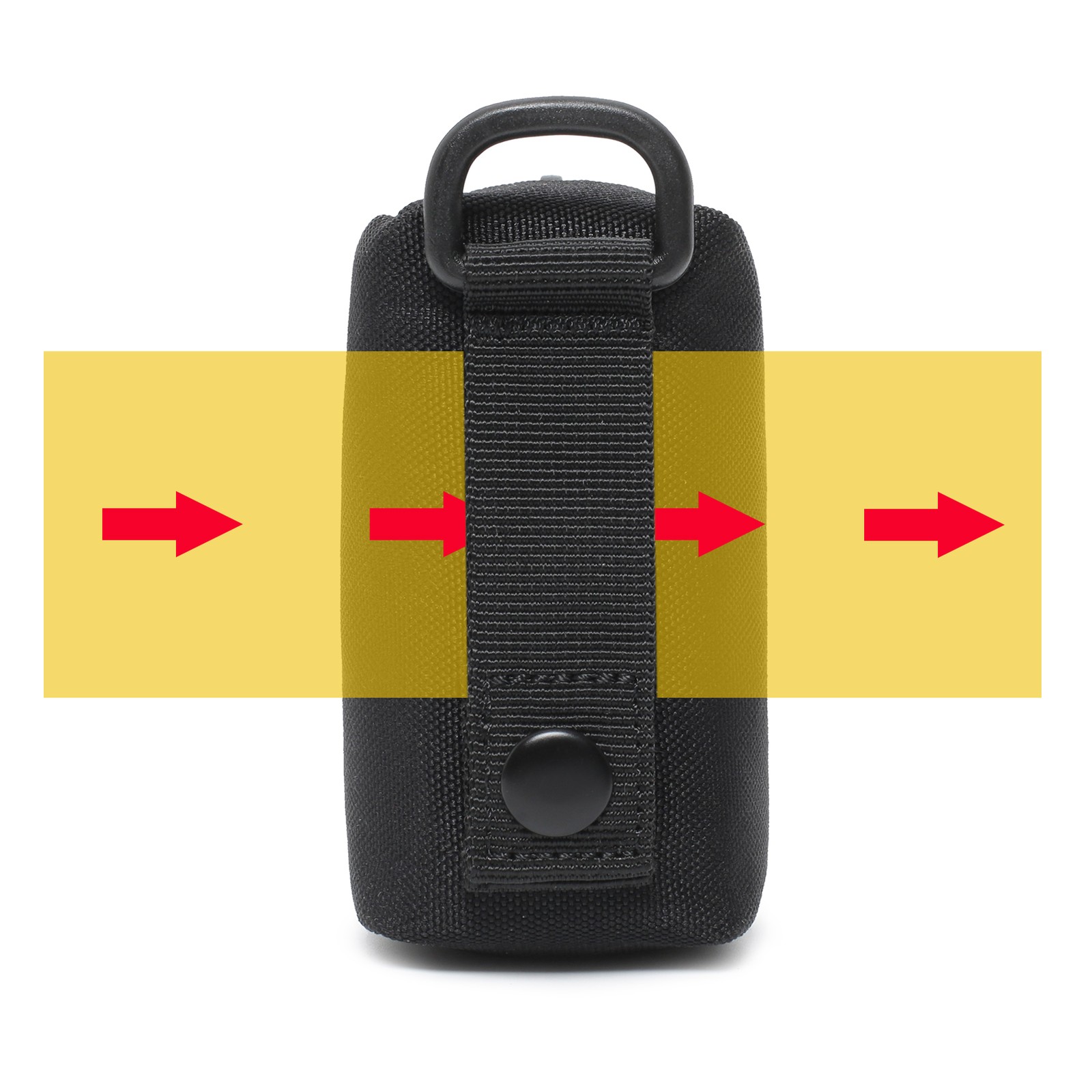 Tactical Compact EDC Pouch Utility Zipper Mini Pocket Organizer Bag for Camping