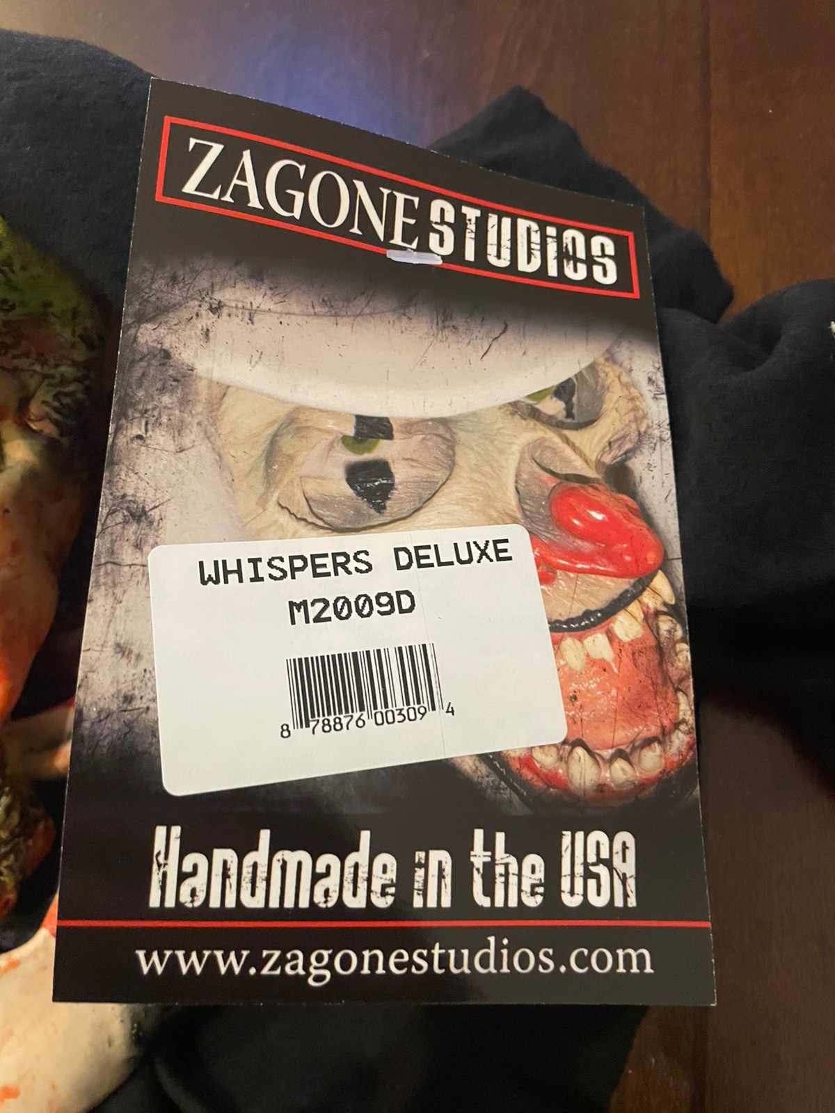 Adult Zagone Studios Hand Made “Whispers Deluxe” Mask