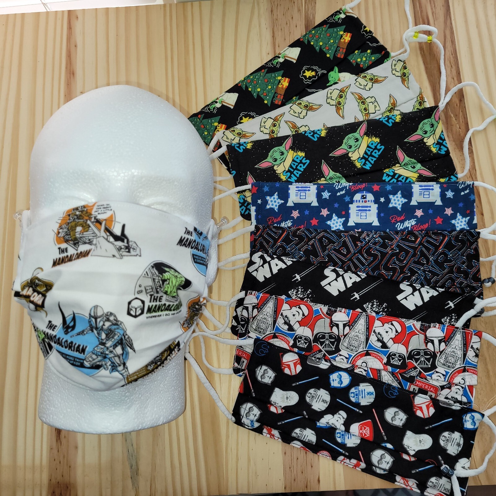Star Wars Face Mask | 100% Cotton | Adjustable | Machine Washable-Dryable