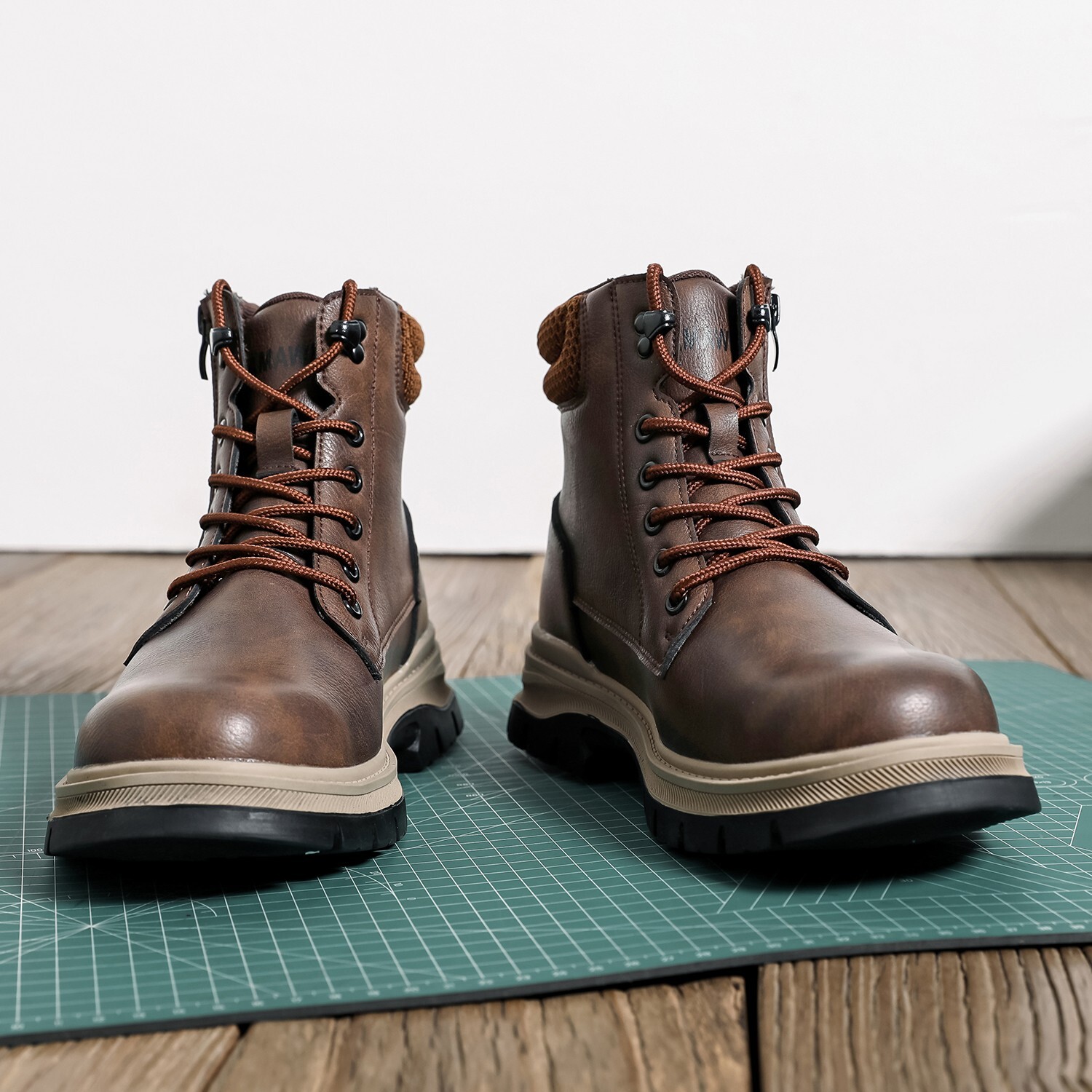 Indestructible Mens Work Boots Steel Toe Safety Shoes Waterproof Slip Resistant
