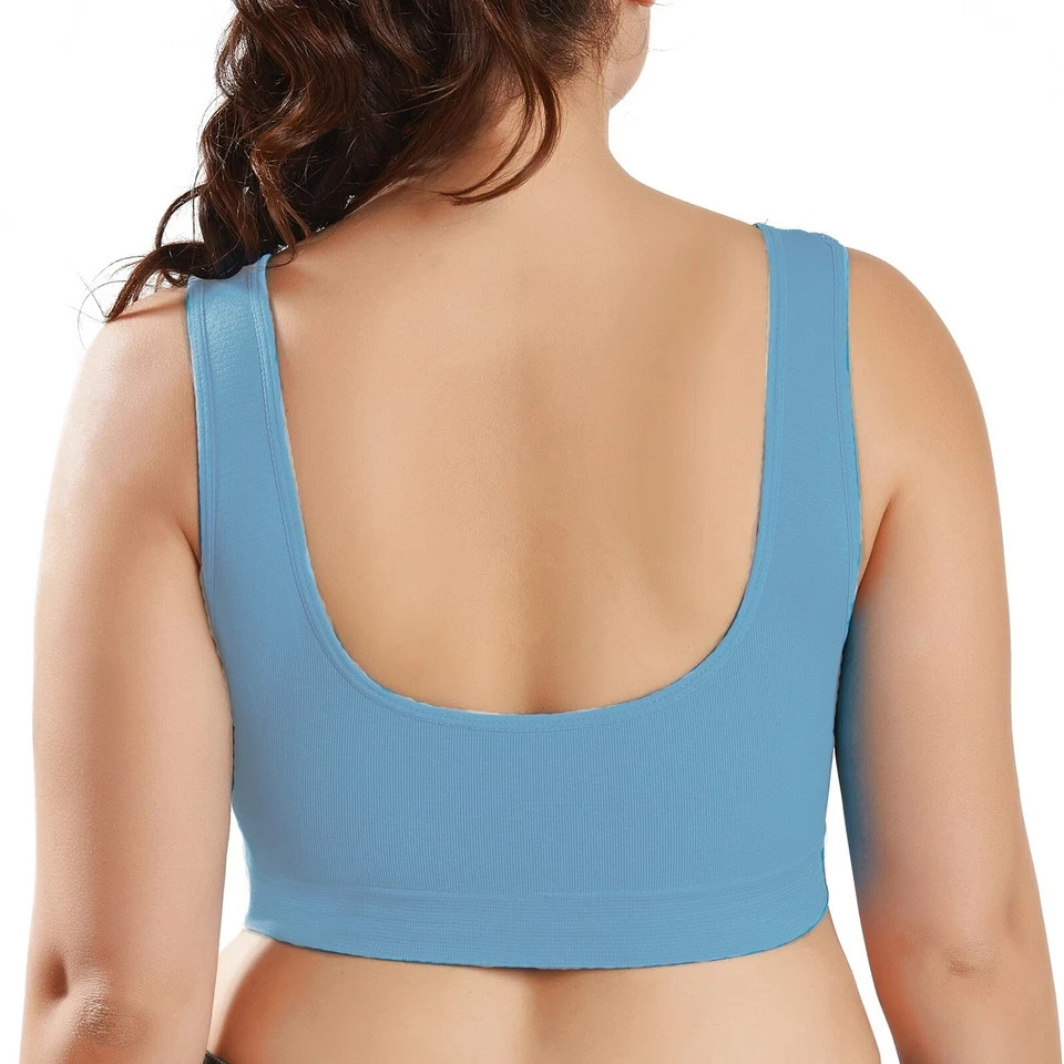 3Pack Wireless Underwear Sports Bras For Women Yoga Sleep Bra Seamless Bralette