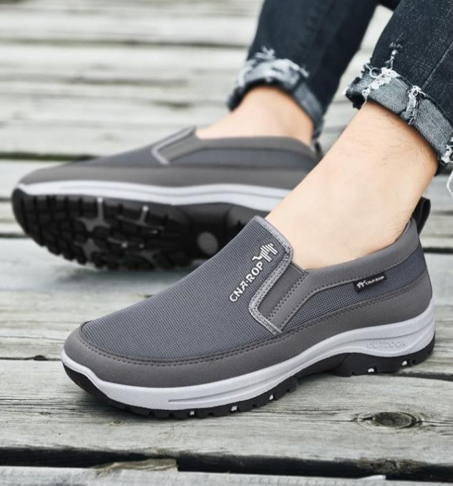 Comfort Breathable Orthopedic Travel Plimsolls, Cna Trop Shoes for Men Slip-on