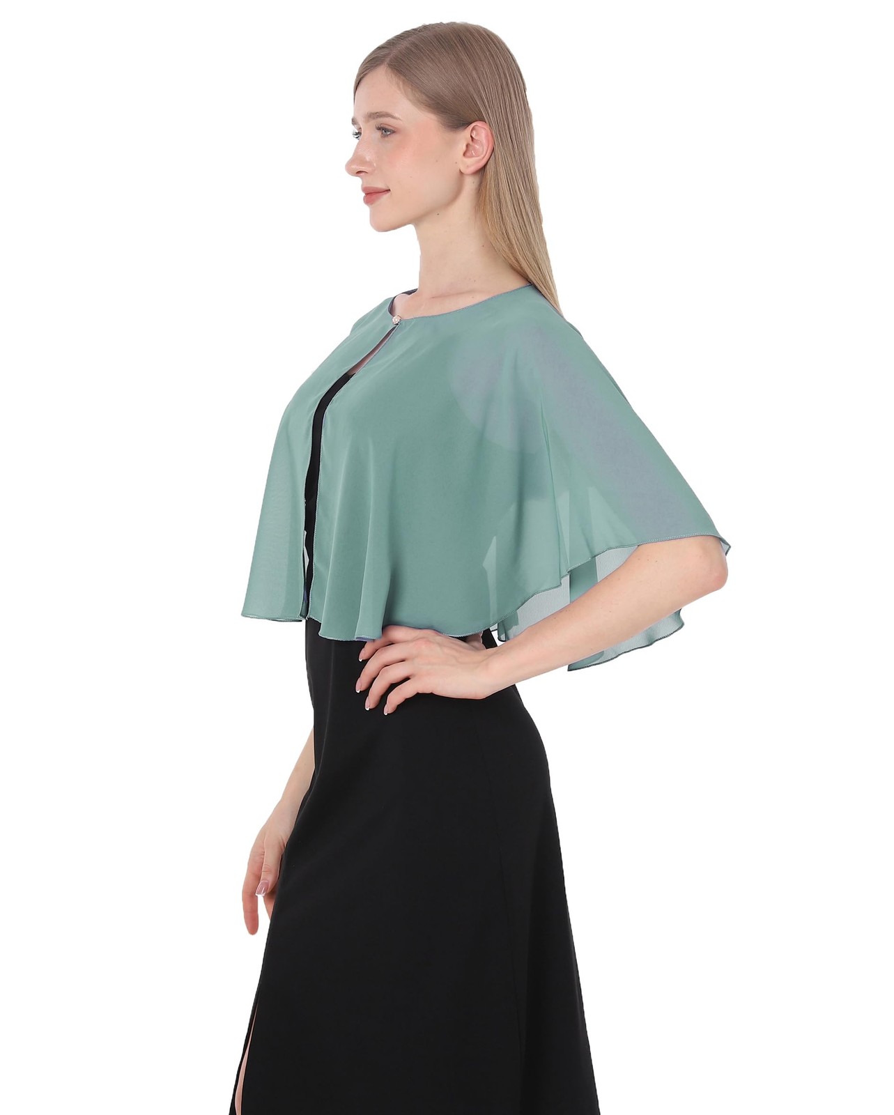 Capelets for women Chiffon Cape Soft Shawls and Wraps Wedding Capes