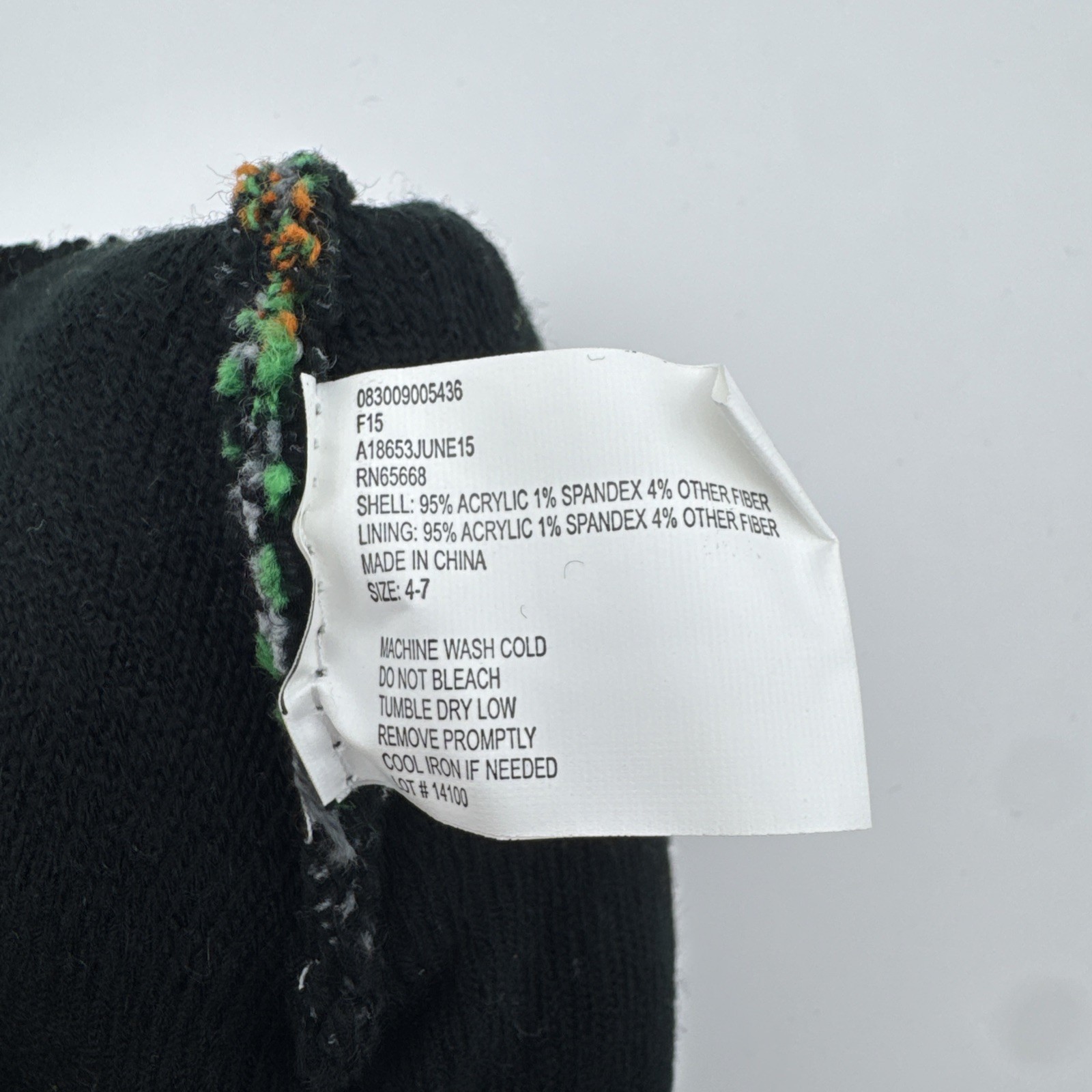 Cool Kids Beanie Hat Cap Gray Dinosaur Triceratops Jurassic Size 4-7