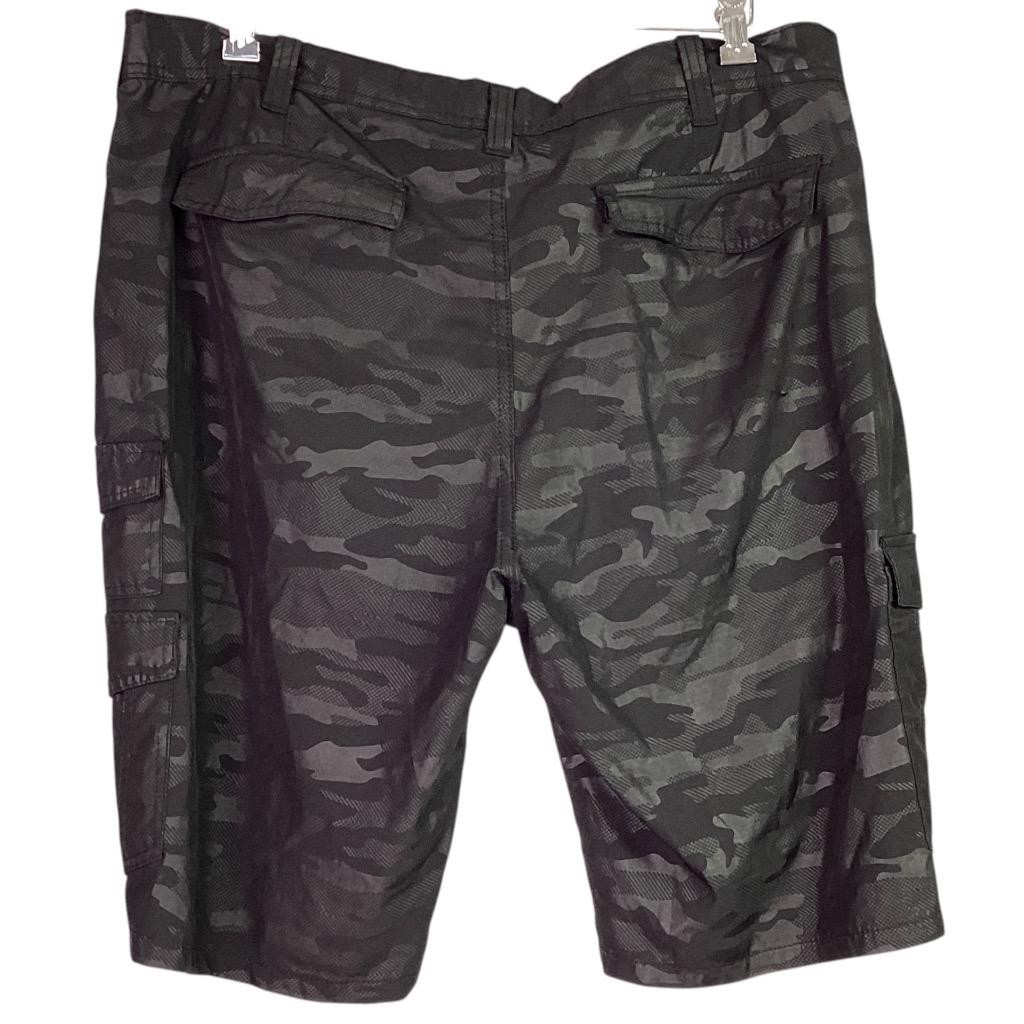 Iron Co Shorts Mens 38 Blackout Camo Stretch Performance Hybrid Cargo