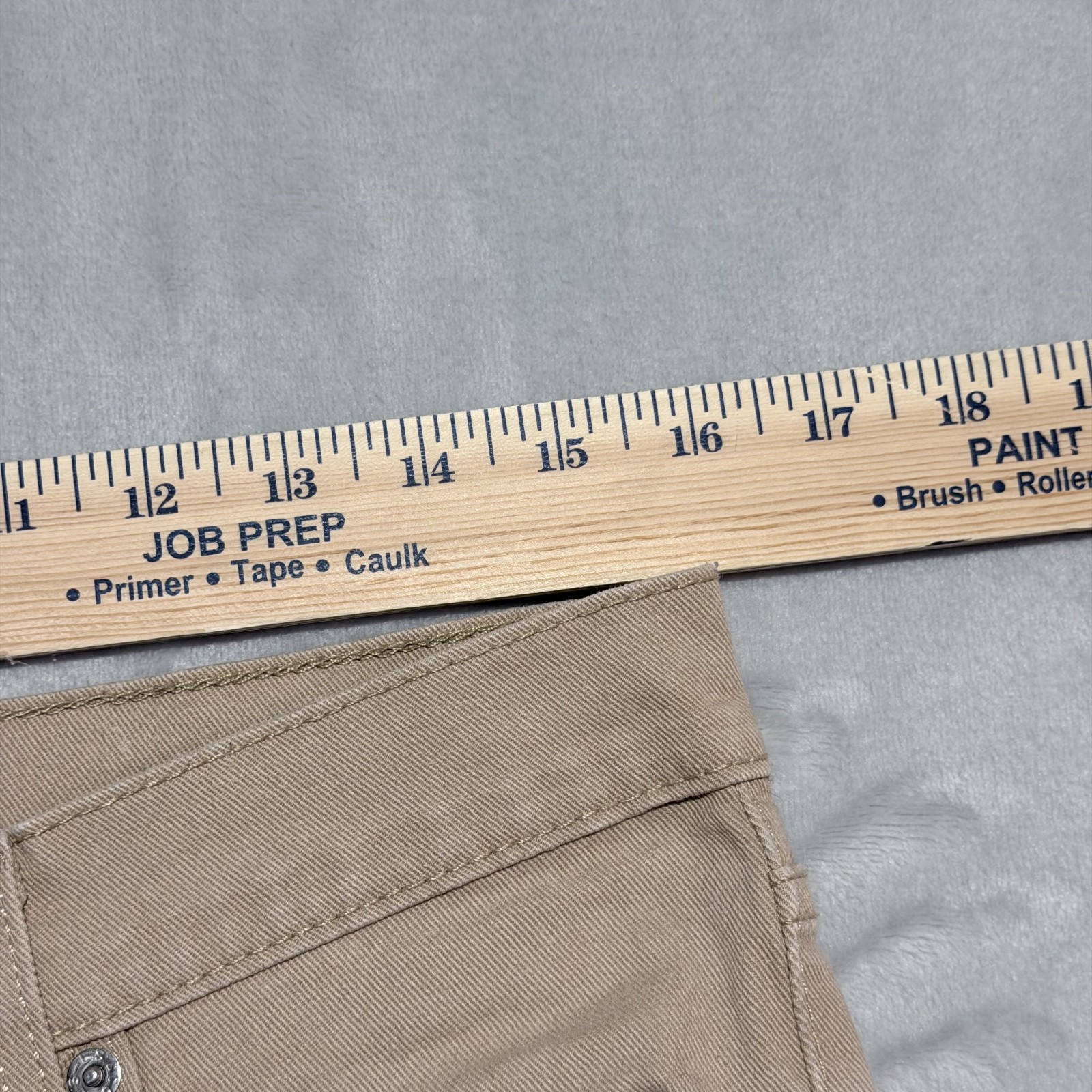 Levis 511 All Seasons Tech Pants Mens 32×32 Beige Slim Straight Fit Red Tab