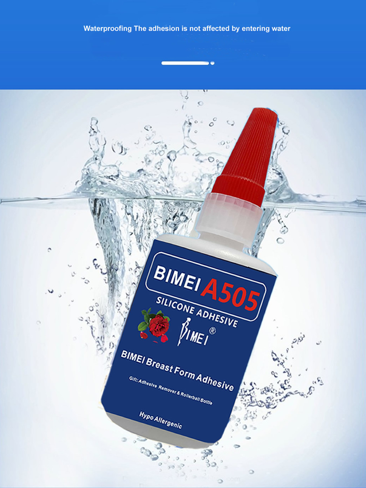 BIMEI Breast Form Adhesive Glue Strength to go Braless Silicone Adhesive Remover