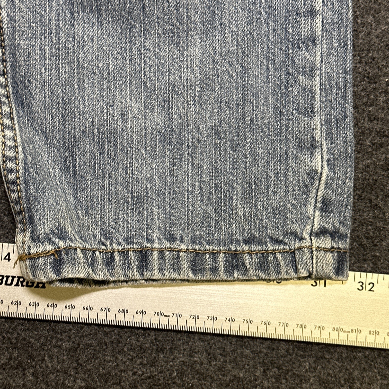 # 78 Levis 505 Regular Fit Jeans Mens 12 Husky Blue Denim Straight Leg 32×27