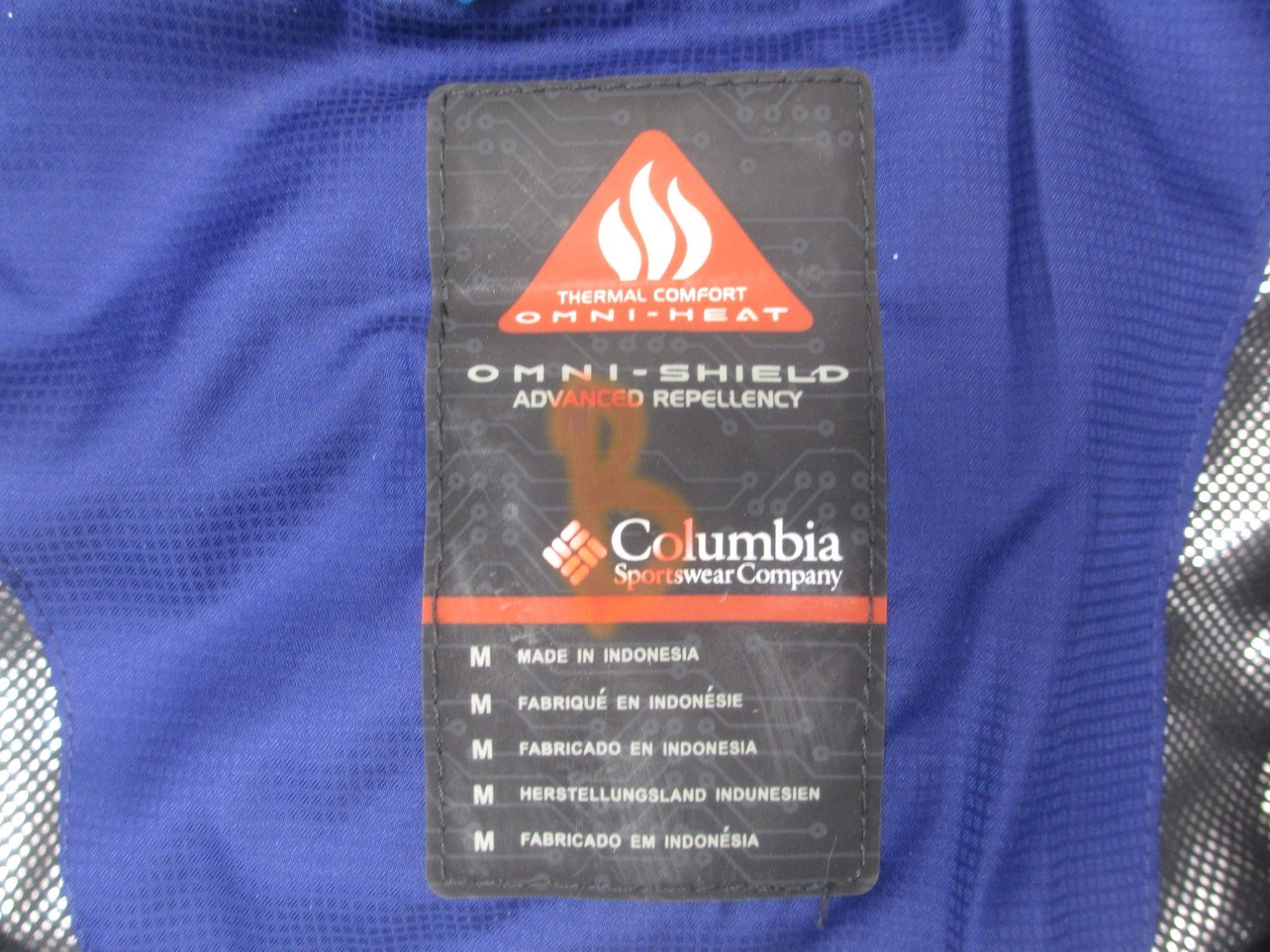 Columbia Size S Womens Blue Insulated Pockets Collared Full Zip Outdoor Vest 971