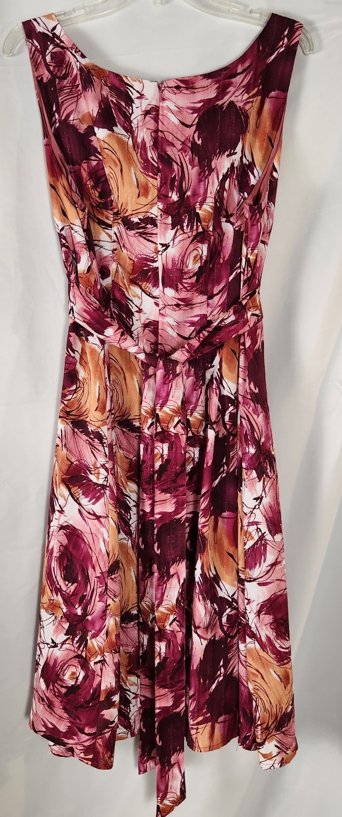 Liz Claiborne Axcess Floral Tie Back Waist Classic/Old-Money Sundress XL