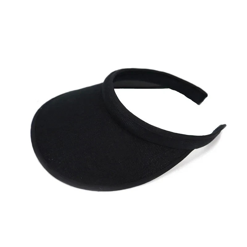 Womens Clip On Sun Visor Ladies Hat Cotton Clip On Sun Visor Tennis Golf Beach