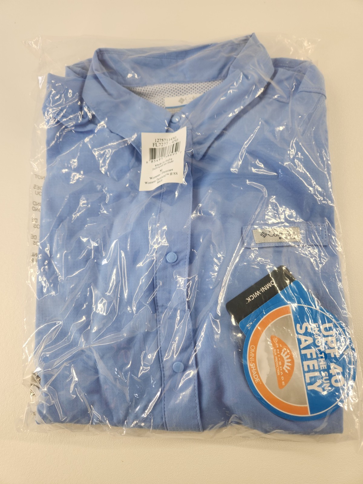 Columbia Tamiami ii Short Sleeve Shirt Women’s Medium PFG Performance NEW w/Tags