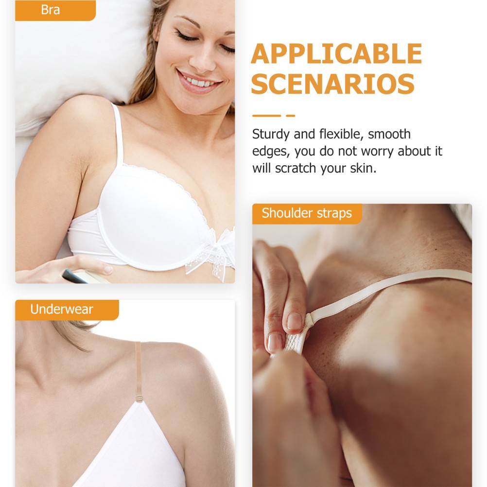 6 Pcs/Set Anti-slip Buckle Bra Shoulder Strap Clip Holders
