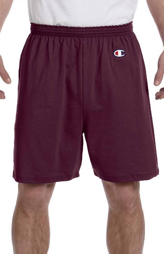Champion Men’s 6.1 oz Cotton Jersey Shorts With Drawstring S-3XL 8187 NO Pockets