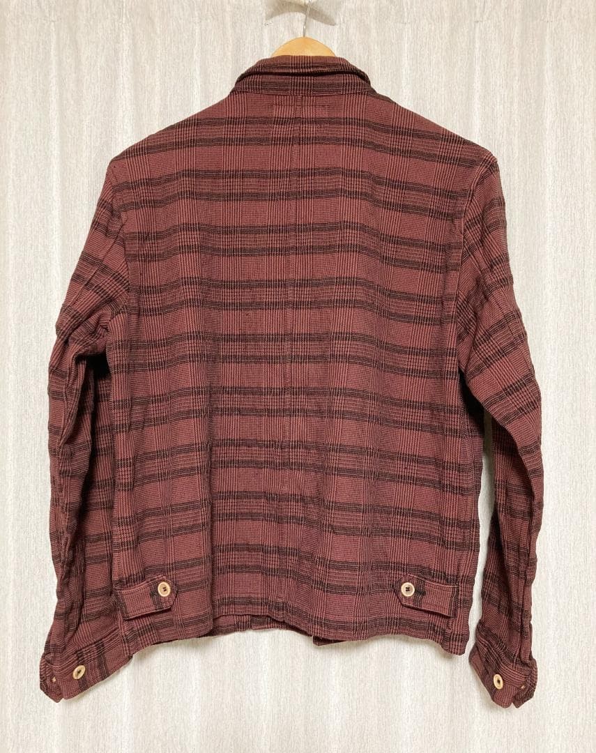 USED 00S COMME DES GARCONS SHIRT POLYESTER SHRINK GARMENT-DYED JACKET SWING TO