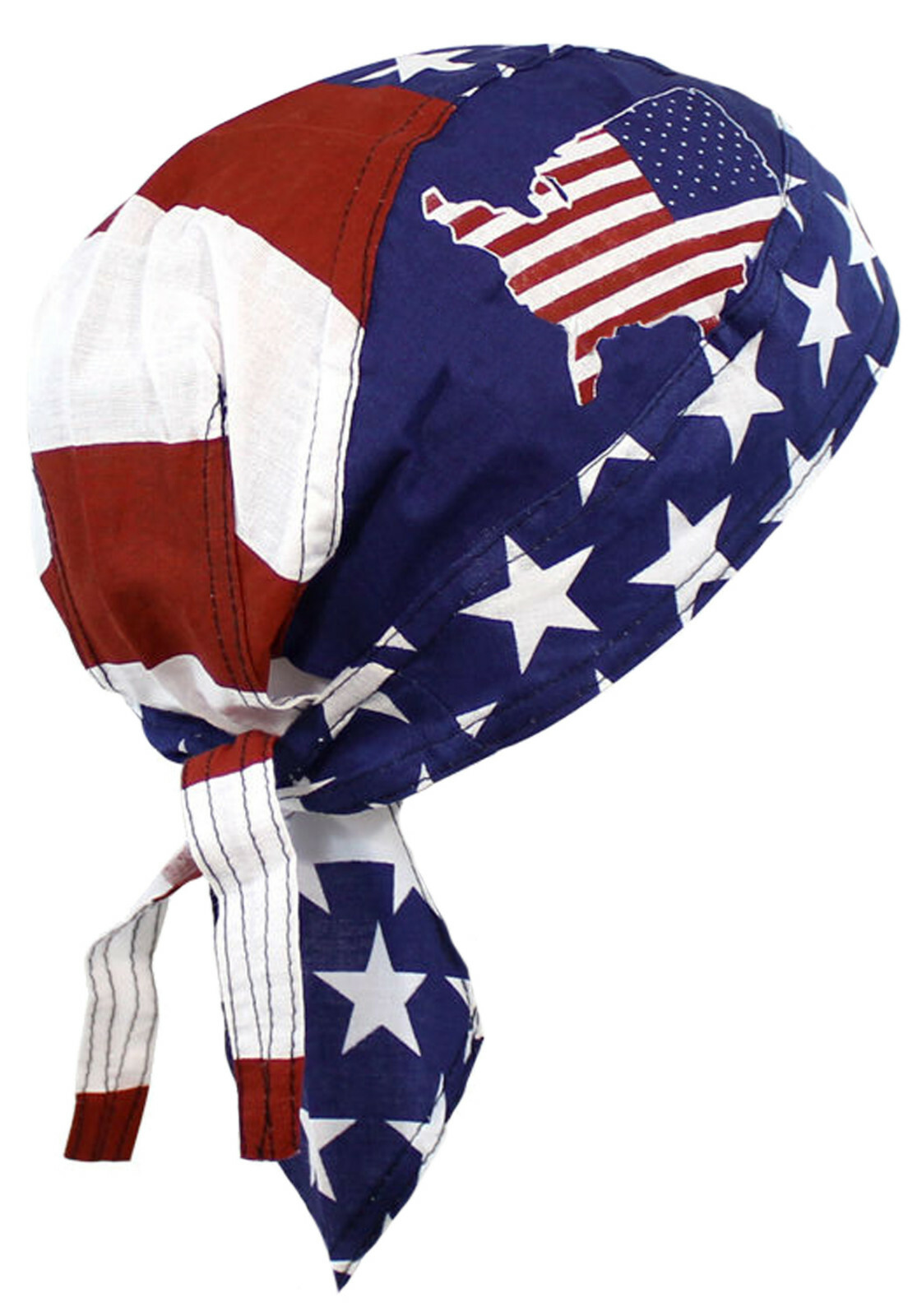 American Flag Skull Cap Patriotic Doo Rag Bald Eagle Bandana Dorag Stars Stripes